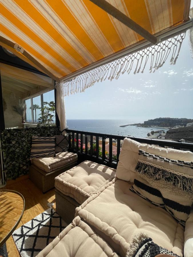Boho Style Bungalow With Ocean View Mogán Esterno foto