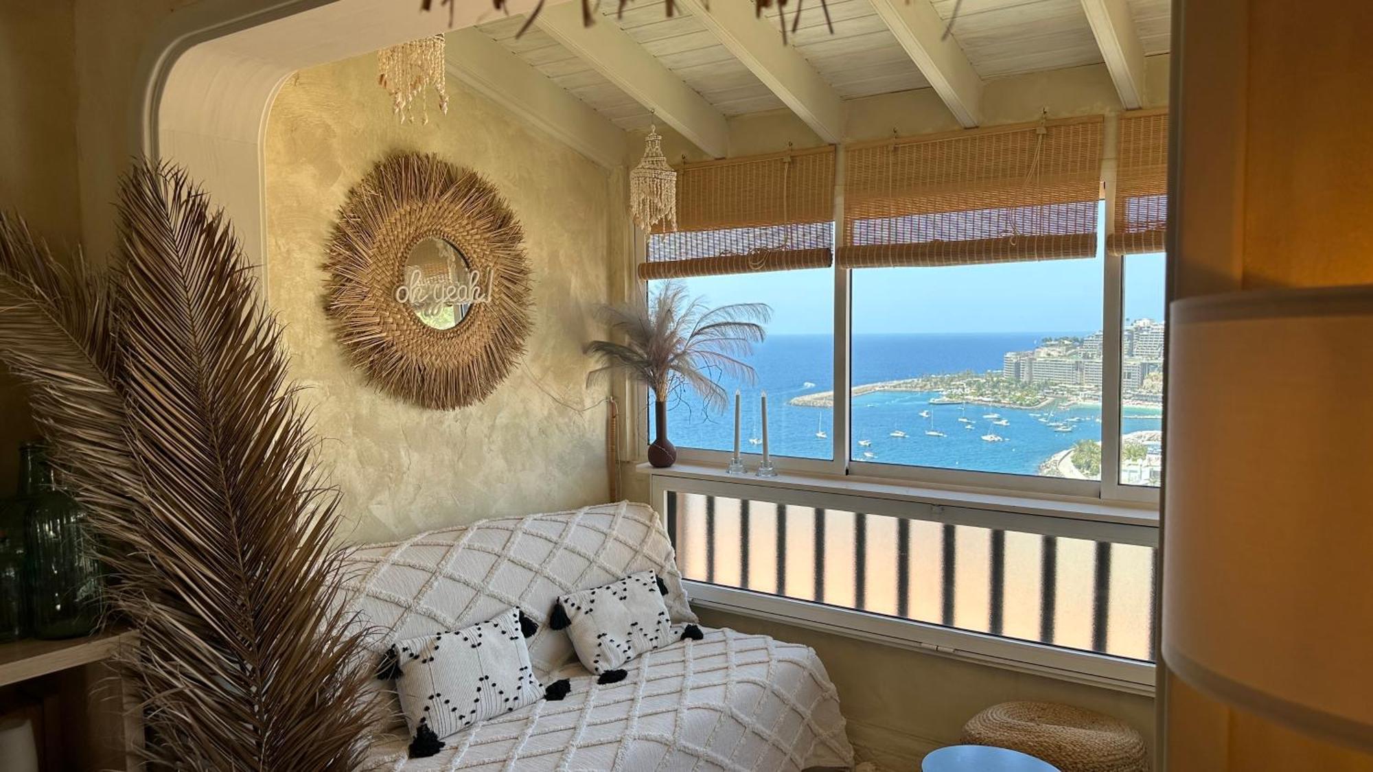 Boho Style Bungalow With Ocean View Mogán Esterno foto